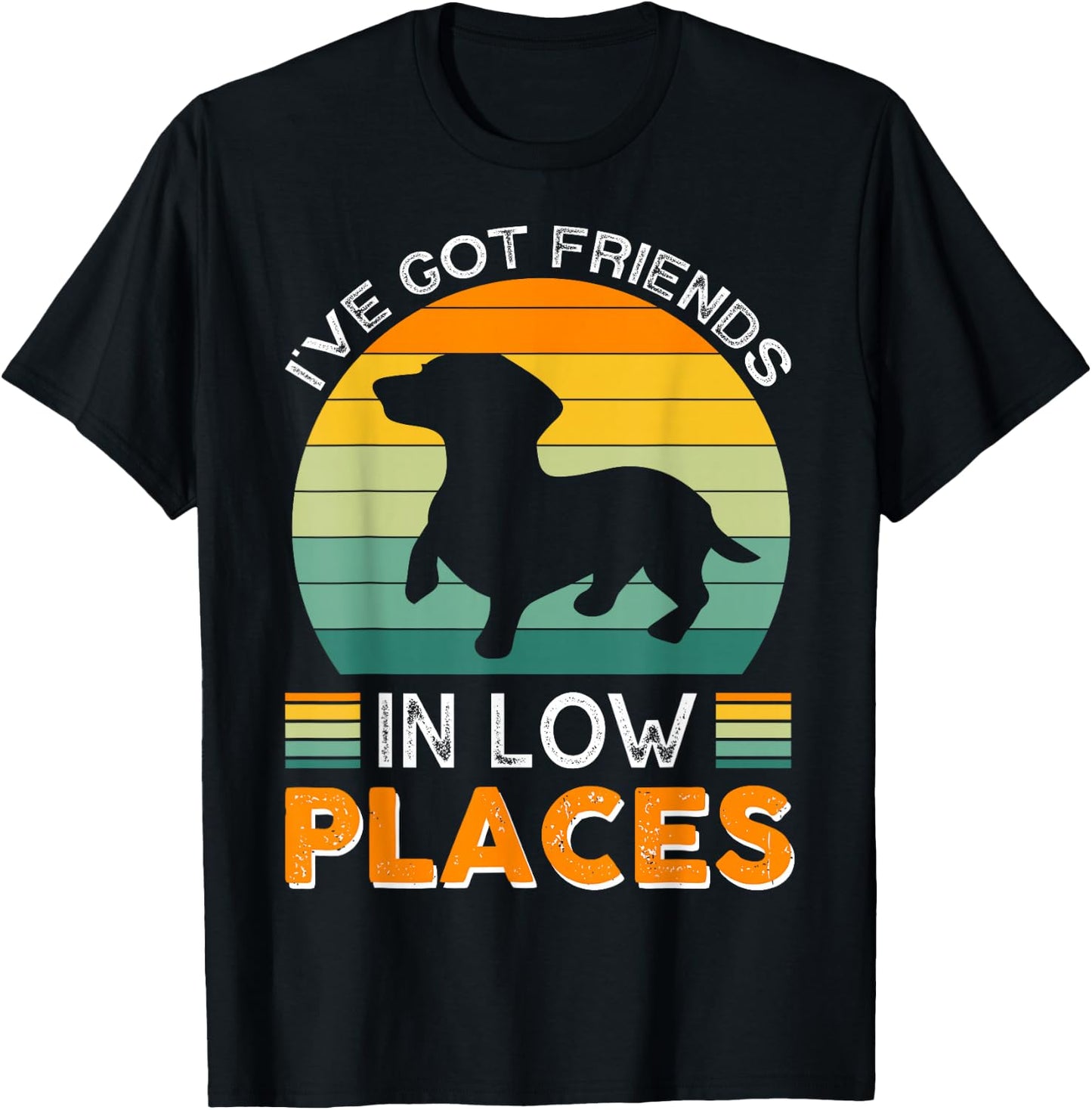 I've got friends in low places T-Shirt - T-Shirt | Black