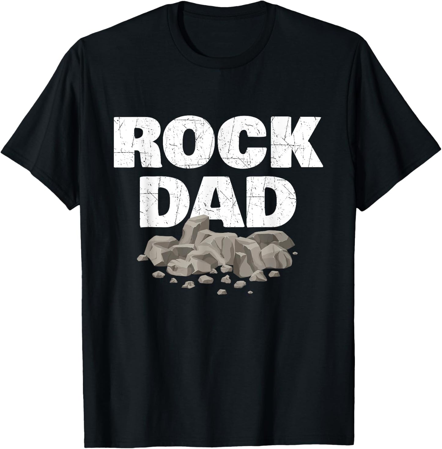 Rock Dad - Rock Collector Geode Hunter Geology T-Shirt - T-Shirt | Black