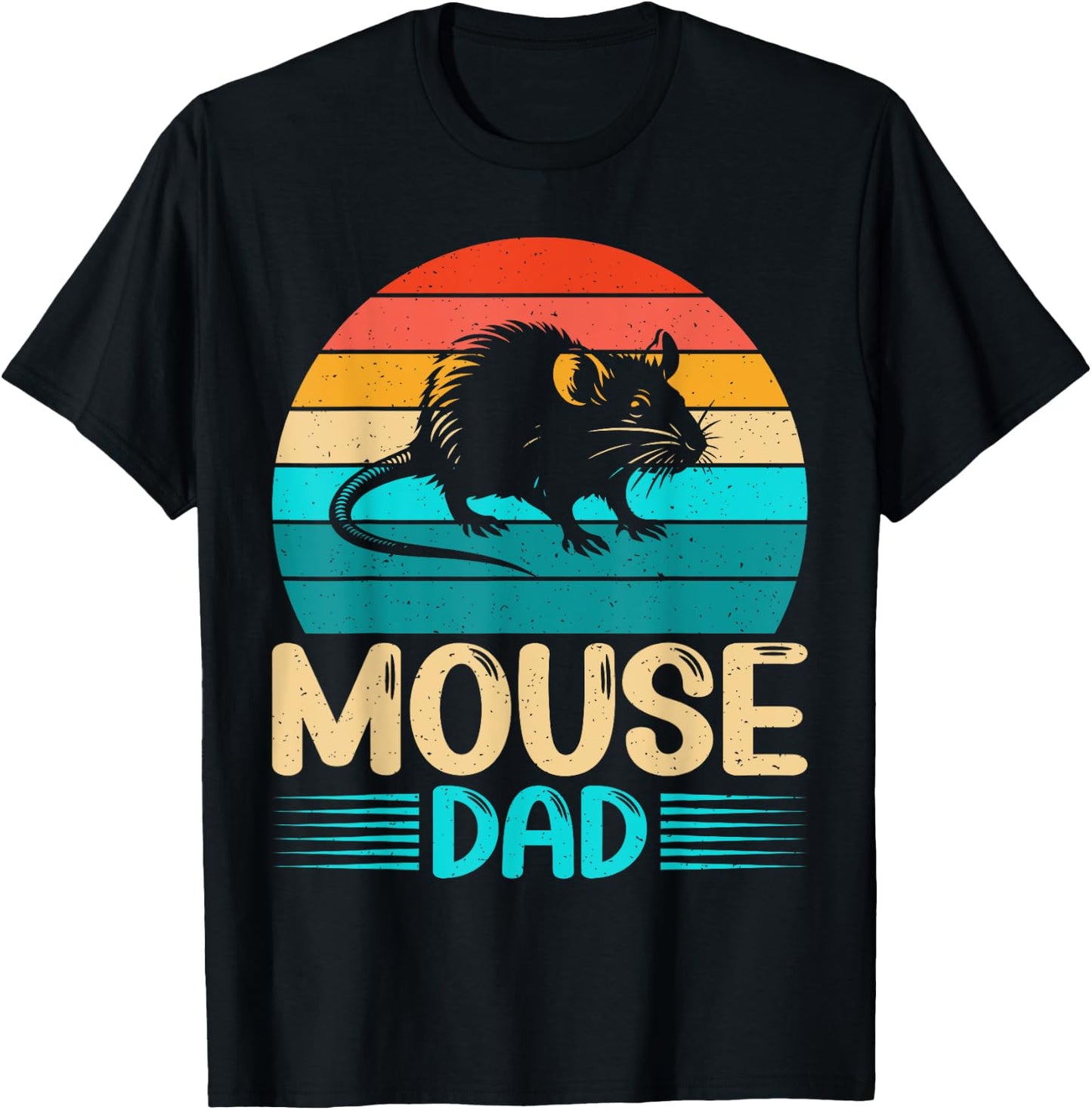 Mouse Dad Mouse T-Shirt - T-Shirt | Black