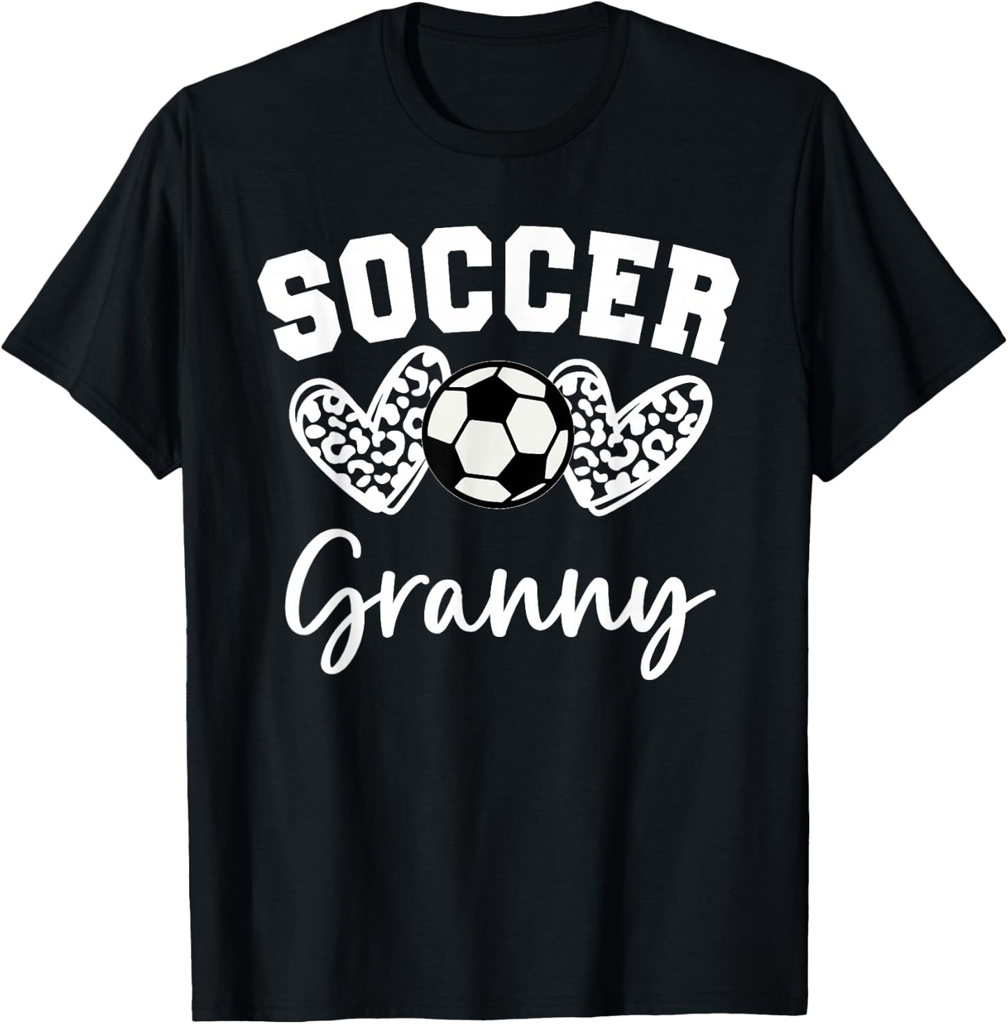Soccer Granny Matching Family Soccer T-Shirt - T-Shirt | Black