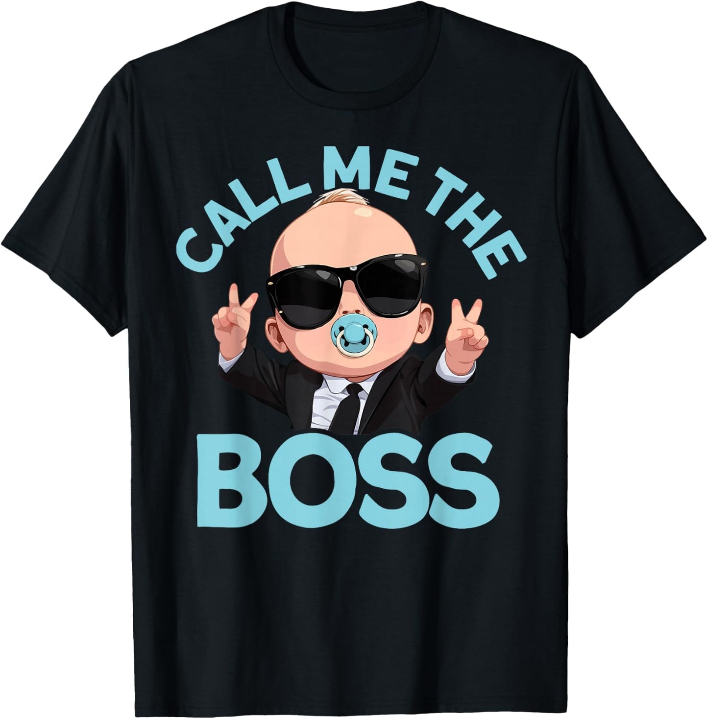 Baby Boss "Call Me Boss" Like A Boss Kids T-Shirt - T-Shirt | Black