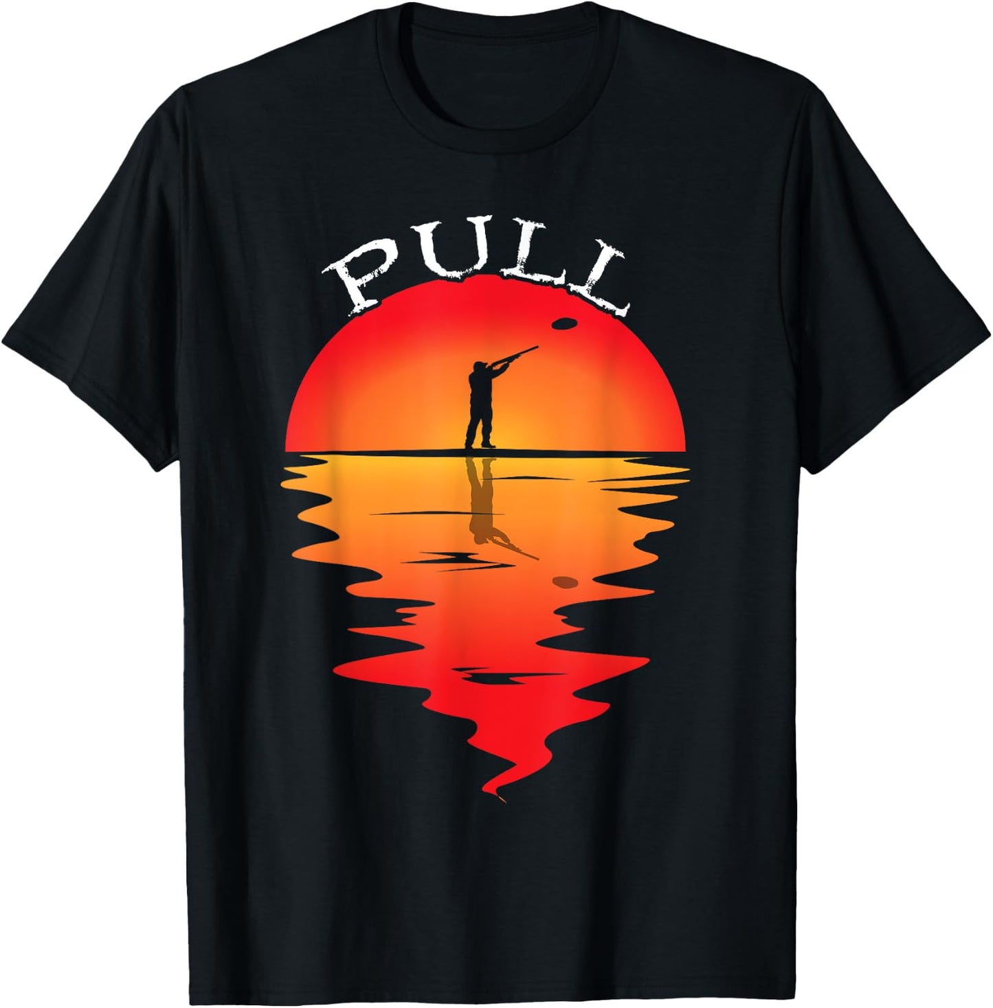 Trap Shooting Clay Pigeon Shooting Skeet Shooting T-Shirt - T-Shirt | Black