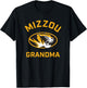 Campus Lab Mizzou Tigers Arched Grandma - Black, -Adults, Short Sleeve, Small T-Shirt - T-Shirt | Black