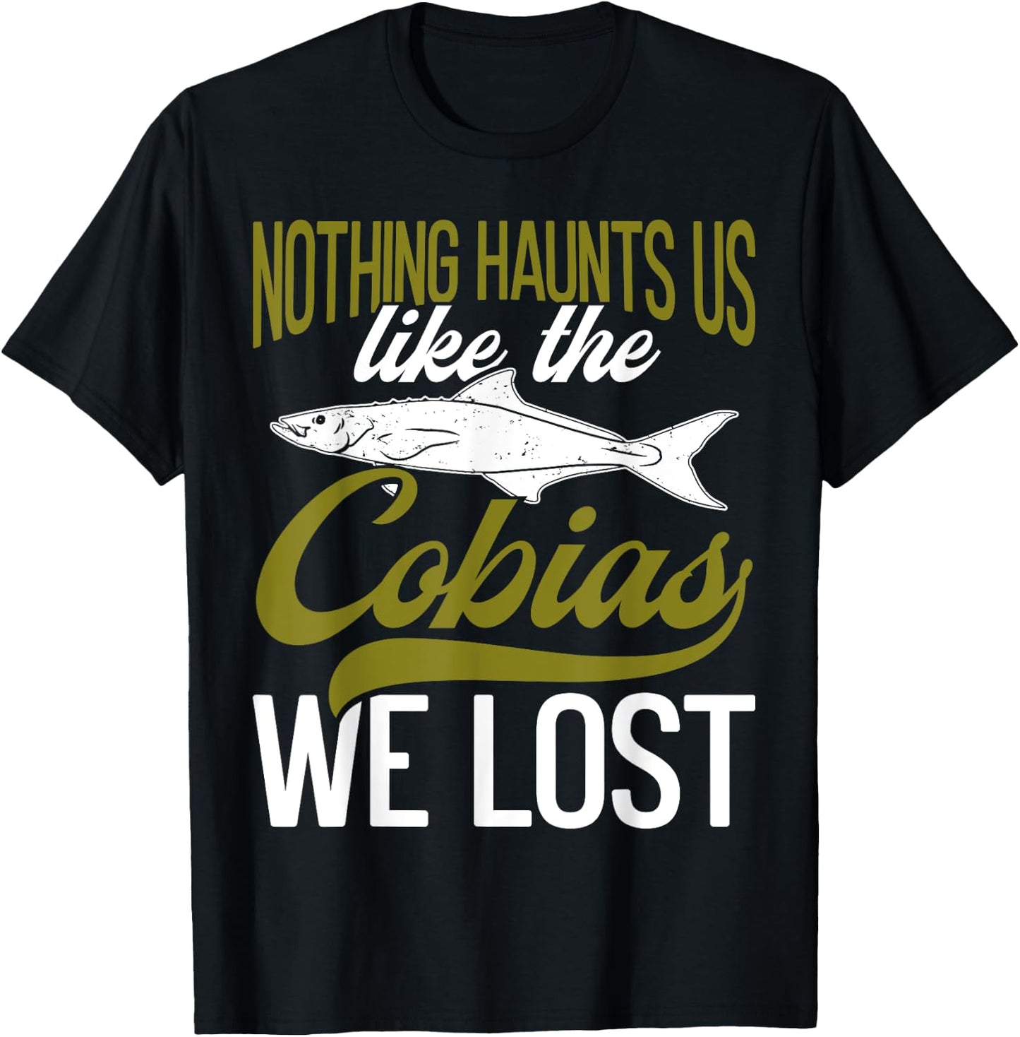 Cobia Fishing Lure & Cobia Fishing Equipment Cobia Fisher T-Shirt - T-Shirt | Black