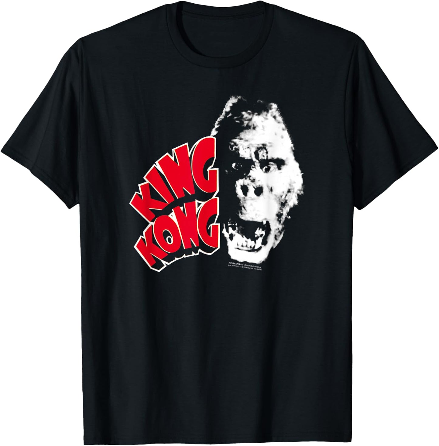 King Kong Head T-Shirt - T-Shirt | Black