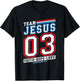 Christian - Team Jesus 03 Faith Hope Love T-Shirt - T-Shirt | Black