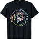 Volleyball Mom Crazy Proud Loud Always Tie Dye Mother's Day T-Shirt - T-Shirt | Black