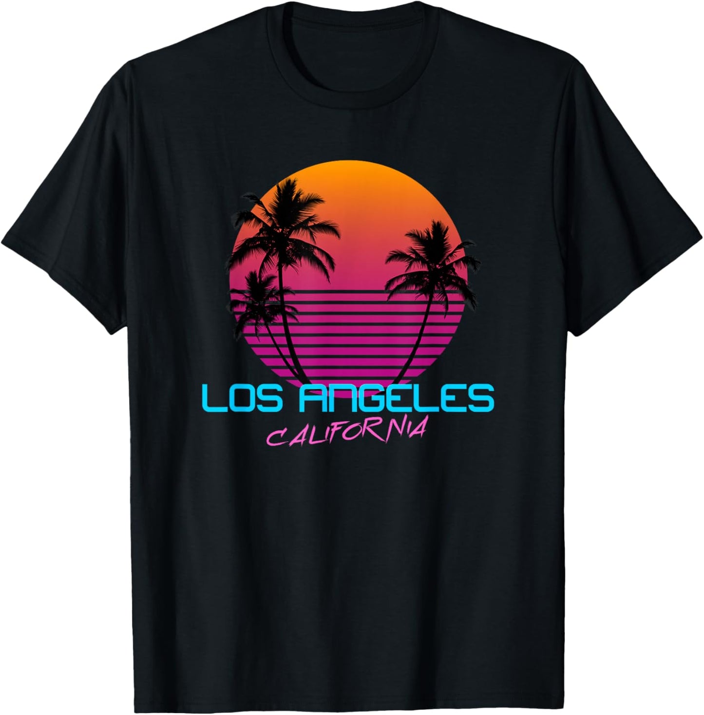 Los Angeles California T-Shirt - T-Shirt | Black