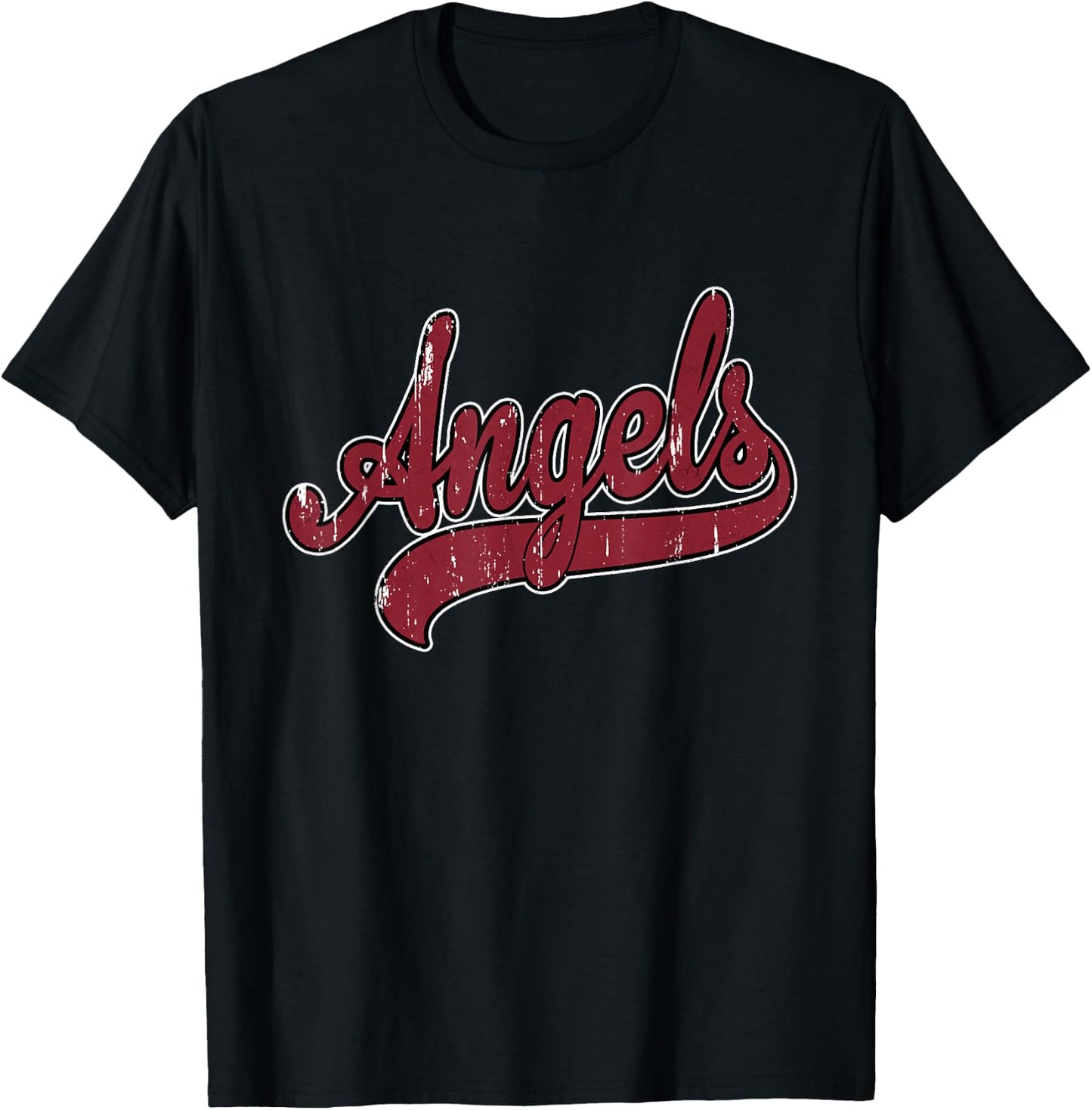 Classic Angels Proud Last Name Personalized Outfits Birthday T-Shirt - T-Shirt | Black