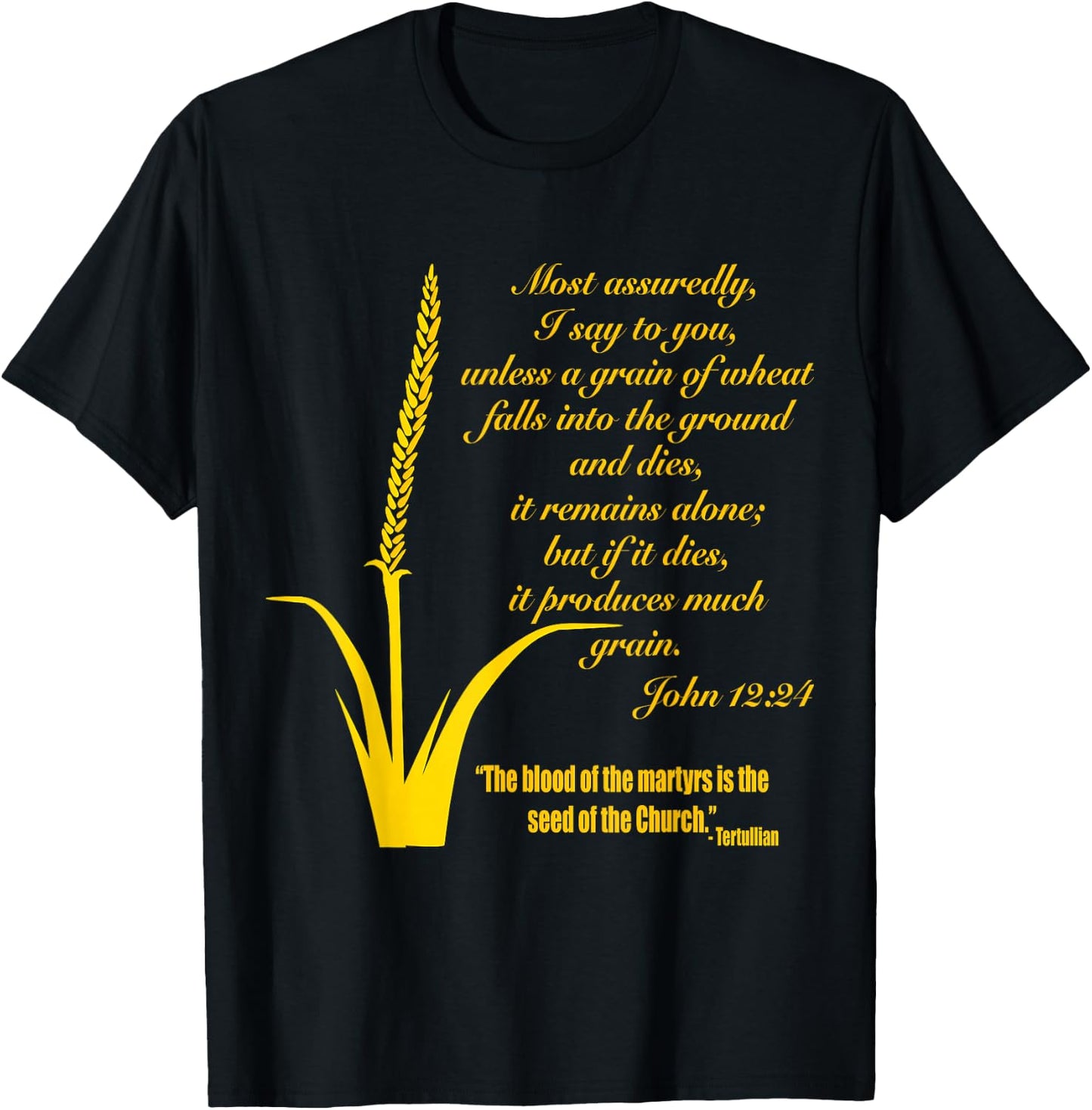 A Grain of Wheat T-Shirt - T-Shirt | Black