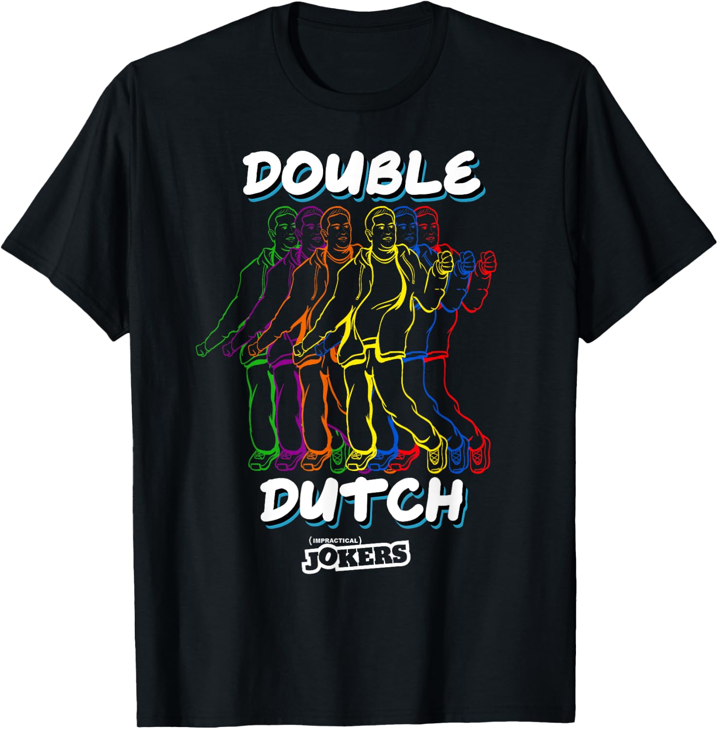 Impractical Jokers Sal Double Dutch Dance Sal Gift T-Shirt - T-Shirt | Black
