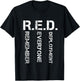 Wear Red On Fridays Remember Everyone Deployed Gifts T-Shirt - T-Shirt | Black