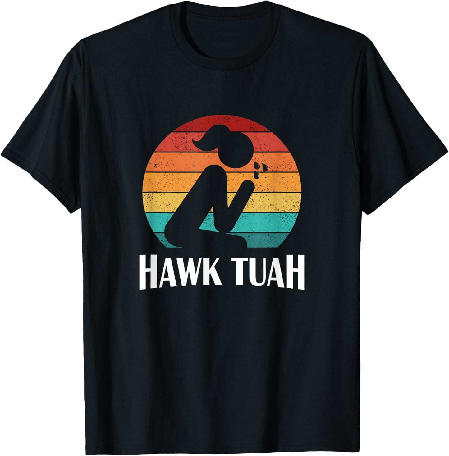 Hawk Tuah T-Shirt - T-Shirt | Black