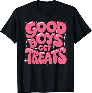 Good Boys Get Treats T-Shirt - T-Shirt | Black
