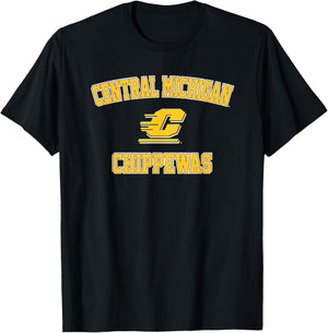 Central Michigan University CMU Chippewas Campus Classic T-Shirt - T-Shirt | Black