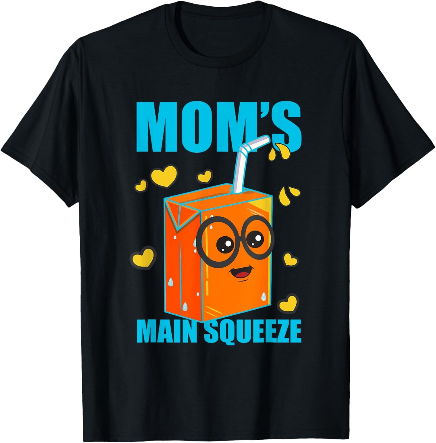 Cute Funny Moms Main Squeeze Funny Juicebox Boy Girl Toddler T-Shirt - T-Shirt | Black