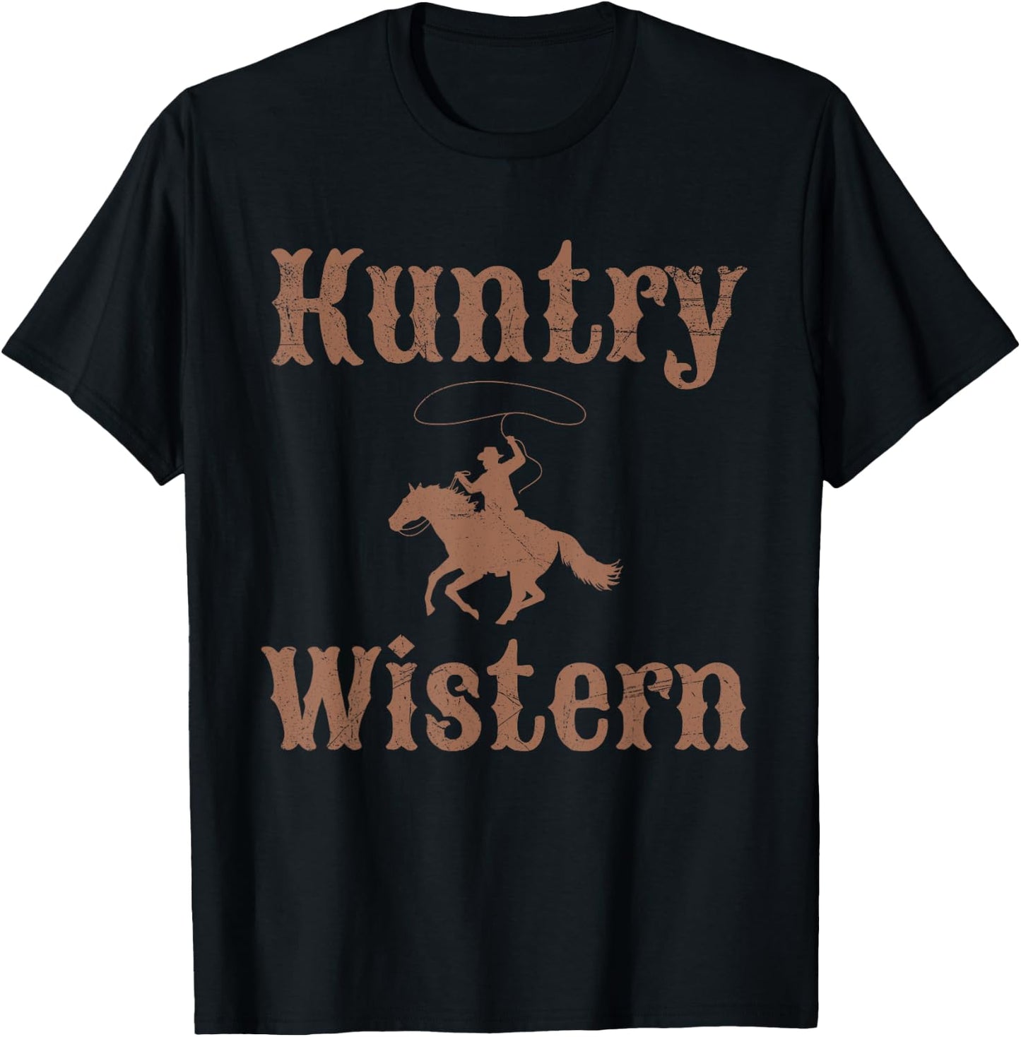 Kuntry and Wistern T-Shirt - T-Shirt | Black