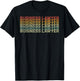 Retro 70s Business Lawyer Job Title T-Shirt - T-Shirt | Black
