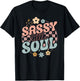 Sassy Little Girl Soul Funny Groovy sayings T-Shirt - T-Shirt | Black