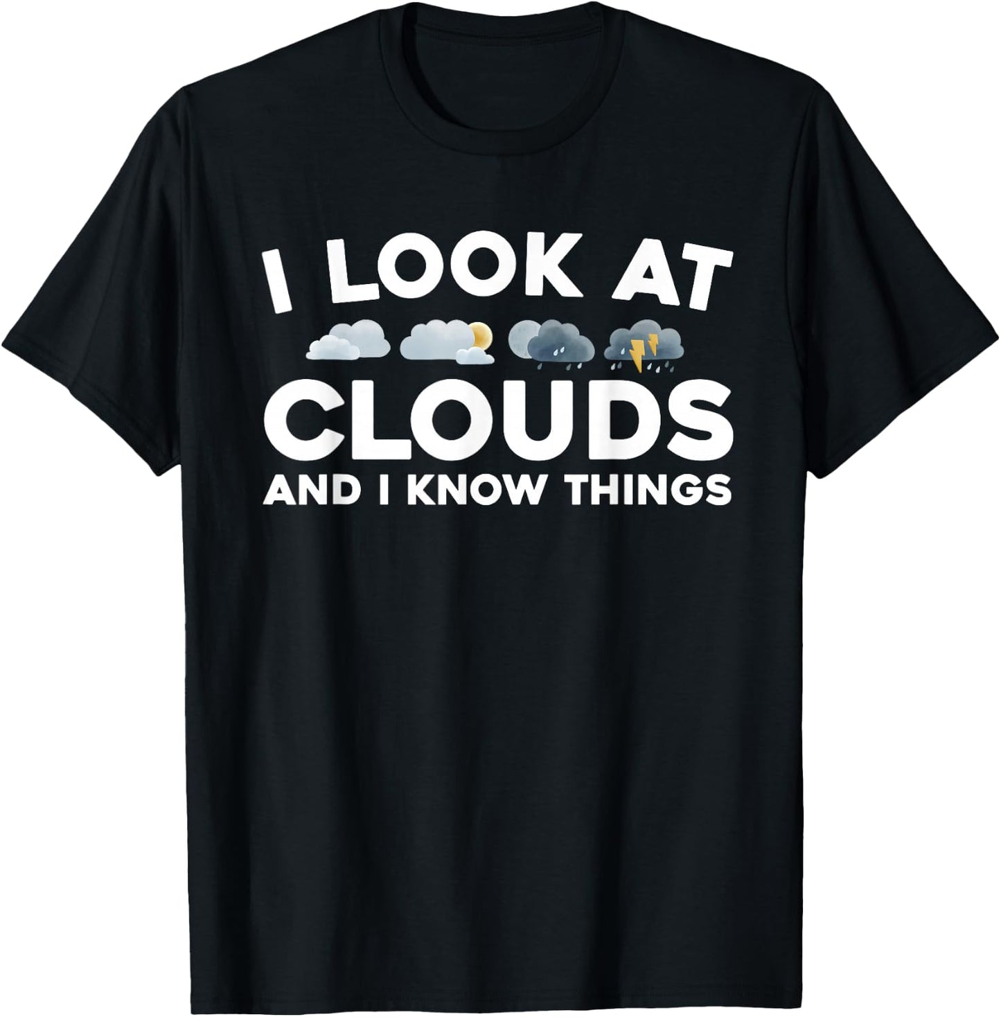 Meteorologist Art Women Kids Weather Forecasting T-Shirt - T-Shirt | Black