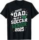 Class of 2025 soccer senior dad senior soccer graduation T-Shirt - T-Shirt | Black