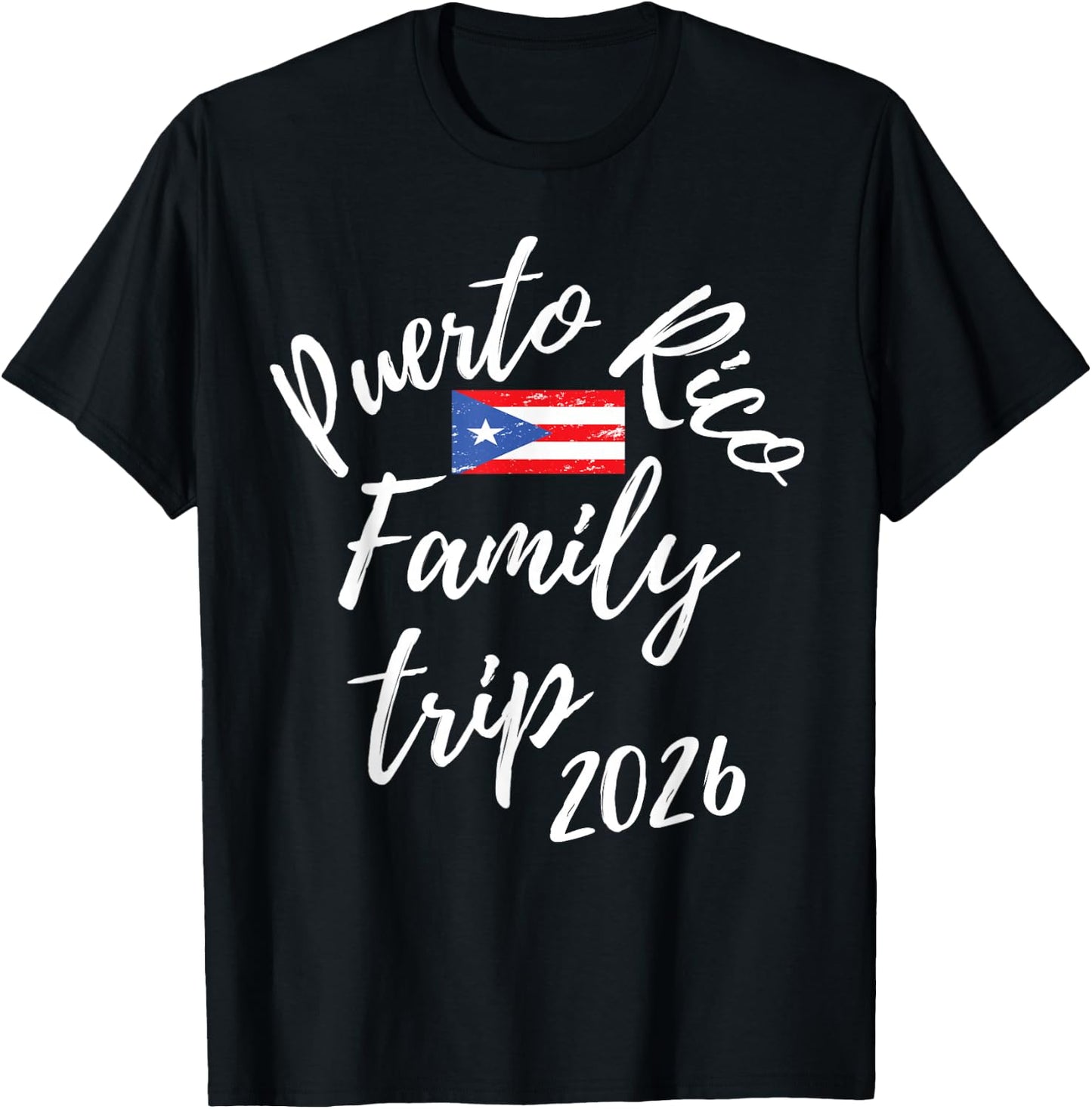 Puerto Rico Family Trip 2026 Vacation Fun Matching Group T-Shirt - T-Shirt | Black