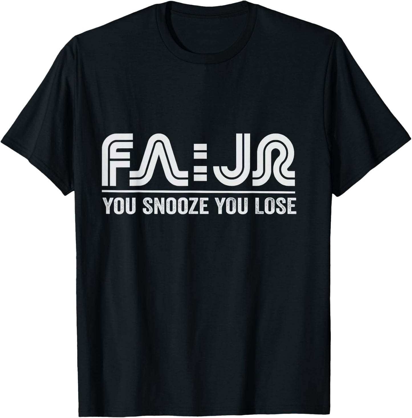 Funny Ramadan Muslim Prayer Fajr You Snooze You Lose T-Shirt - T-Shirt | Black