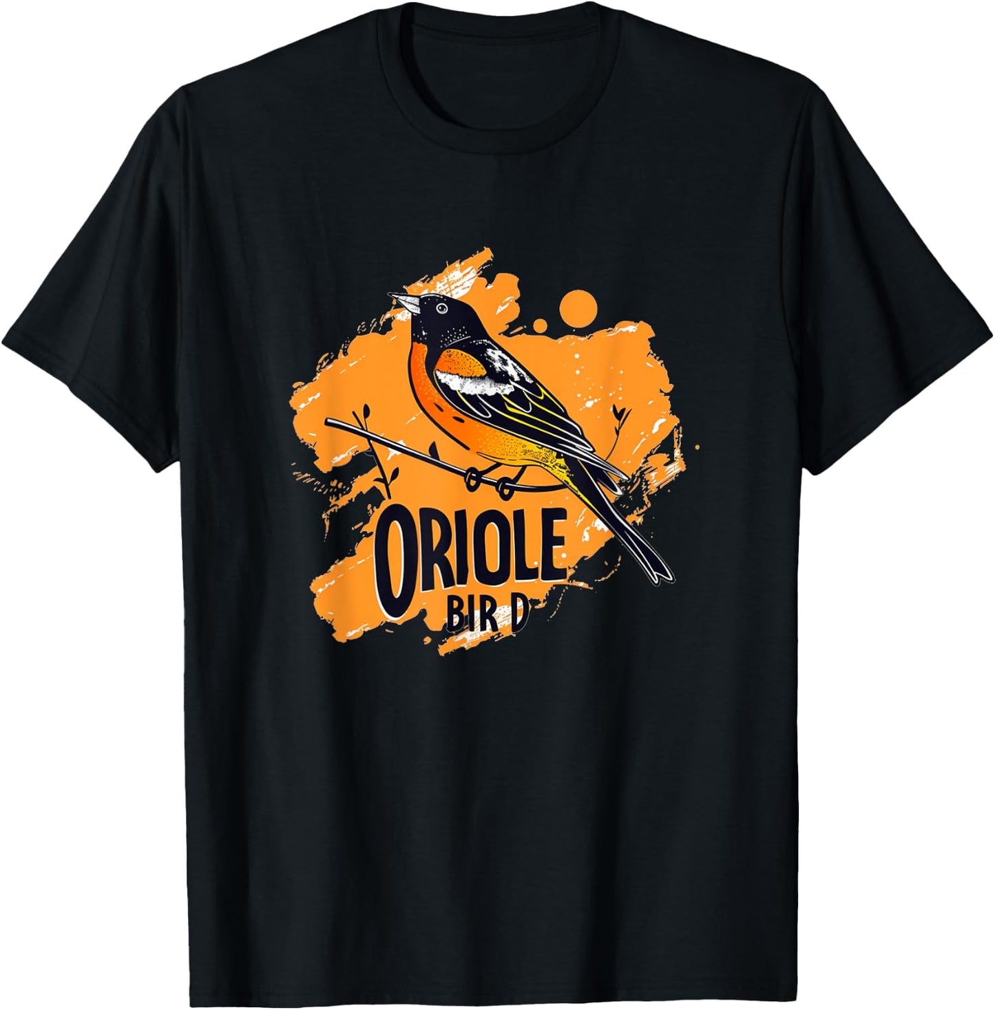 Cute Oriole Bird Speech Costume for Animals Lovers T-Shirt - T-Shirt | Black