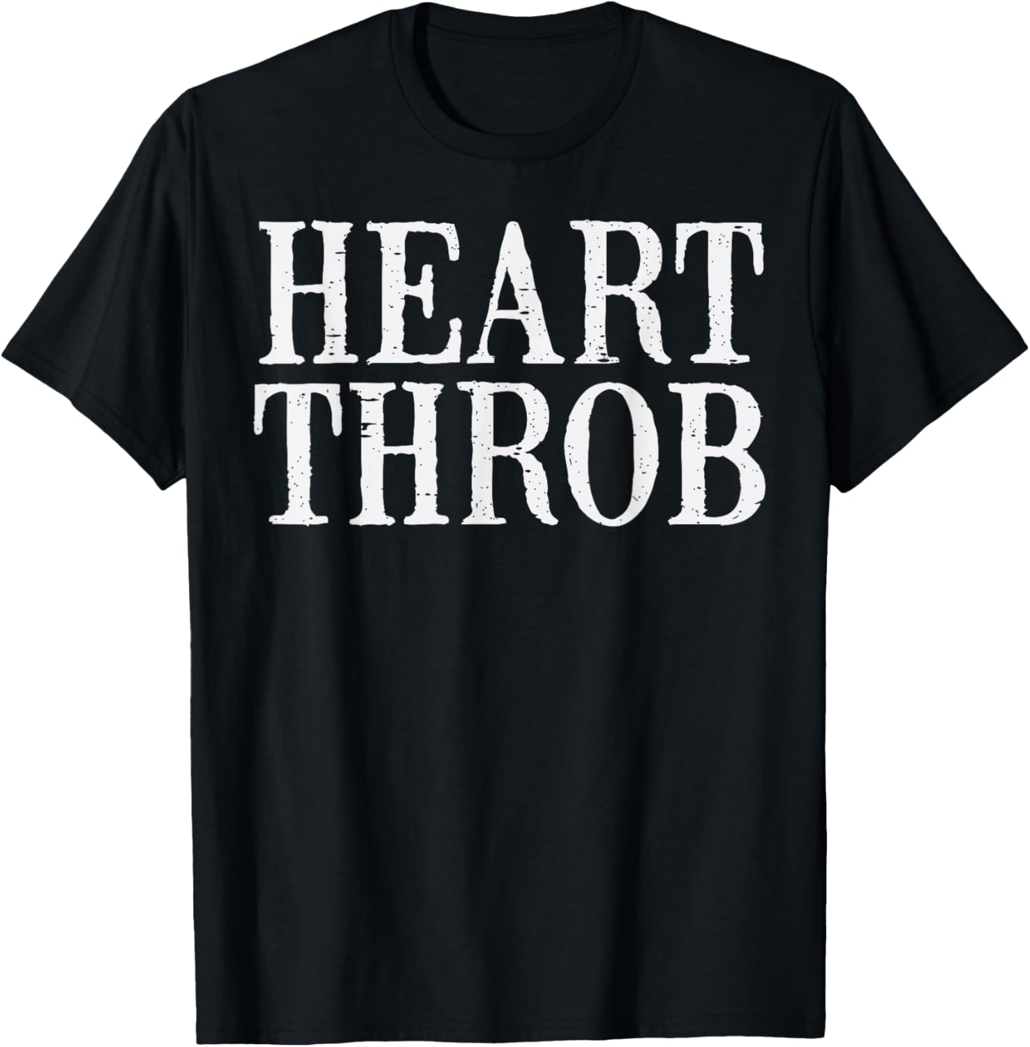 Valentines Day Heart Throb Funny Toddler Boys Kids Youth Men T-Shirt - T-Shirt | Black