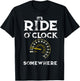 Biker Its Ride O Clock Somewhere Funny Motorcycle T-Shirt - T-Shirt | Black