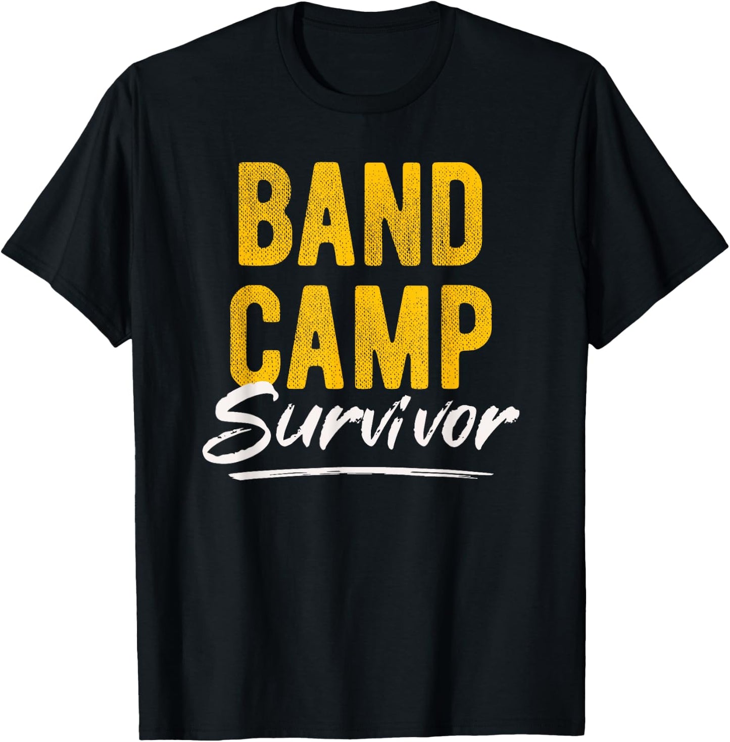 Marching Band Camp Survivor T-Shirt - T-Shirt | Black