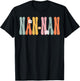 NorthPole Attire NAN-NAN Retro Groovy Mom Cute Mother's Day Funny Grandma T-Shirt - T-Shirt | Black