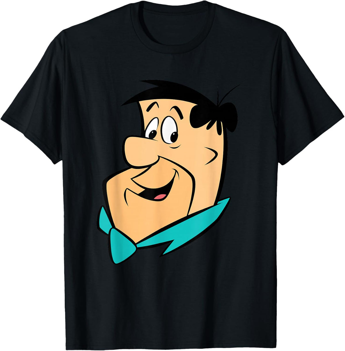The Flintstones Fred Face T-Shirt - T-Shirt | Black