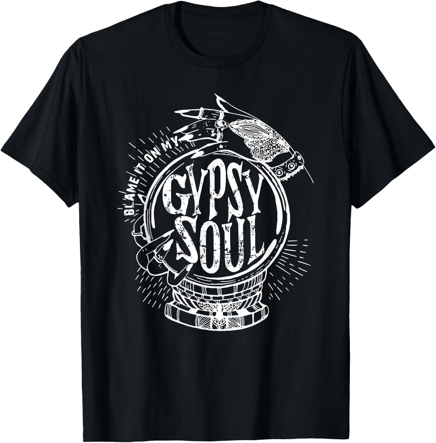 Blame It On My Gypsy Soul Free Spirit T-Shirt - T-Shirt | Black