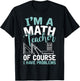 Im A Math Teacher Of Course I Have Problems Teacher T-Shirt - T-Shirt | Black