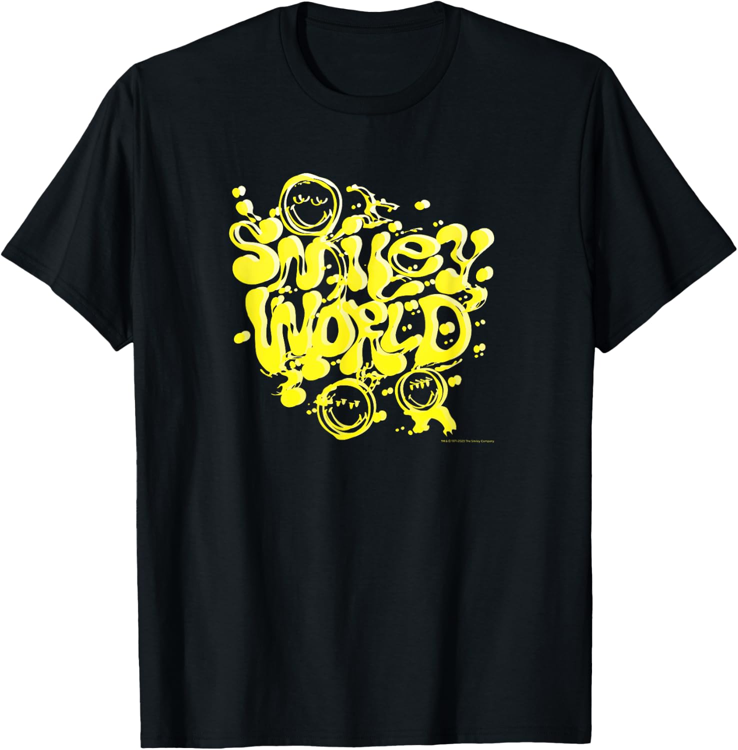 Smileyworld Yellow T-Shirt - T-Shirt | Black