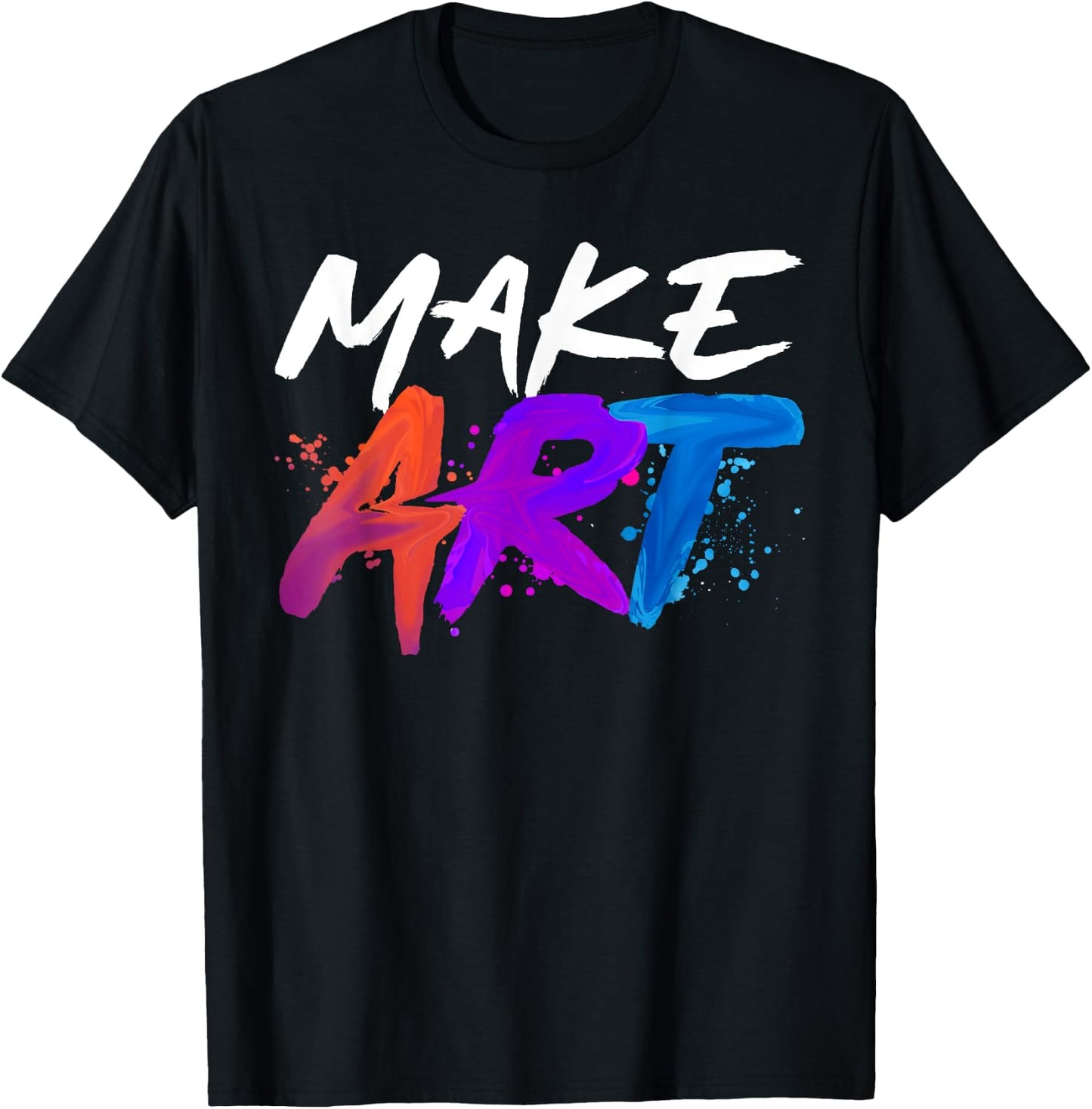 Cool Art Design Women Artists Art Painter Painting T-Shirt - T-Shirt | Black
