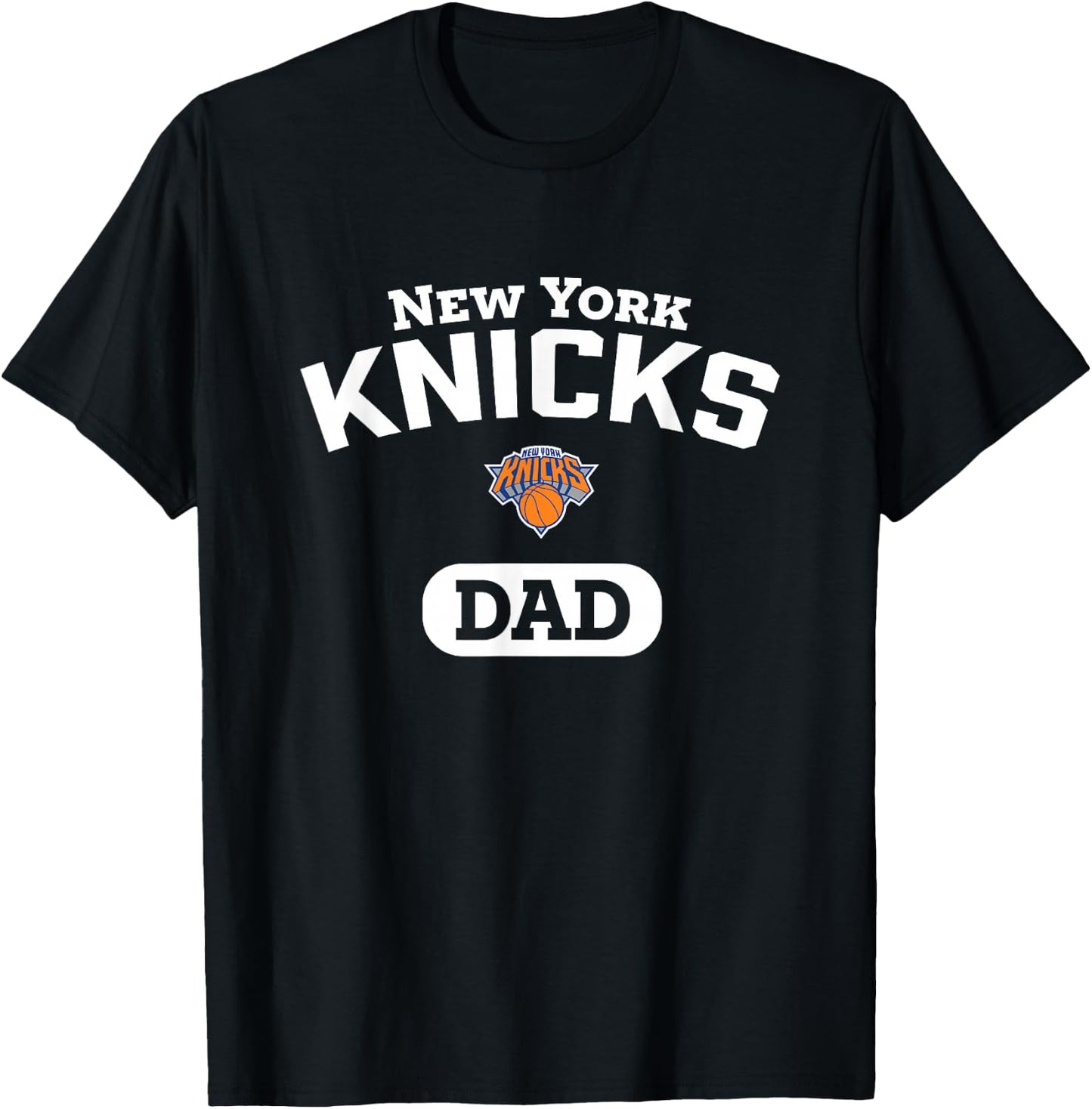 NBA New York Knicks Dad Arched Team Logo T-Shirt - T-Shirt | Black
