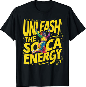 Soca Dancing Trinidad And Tobago Dancer Soca Music T-Shirt - T-Shirt | Black