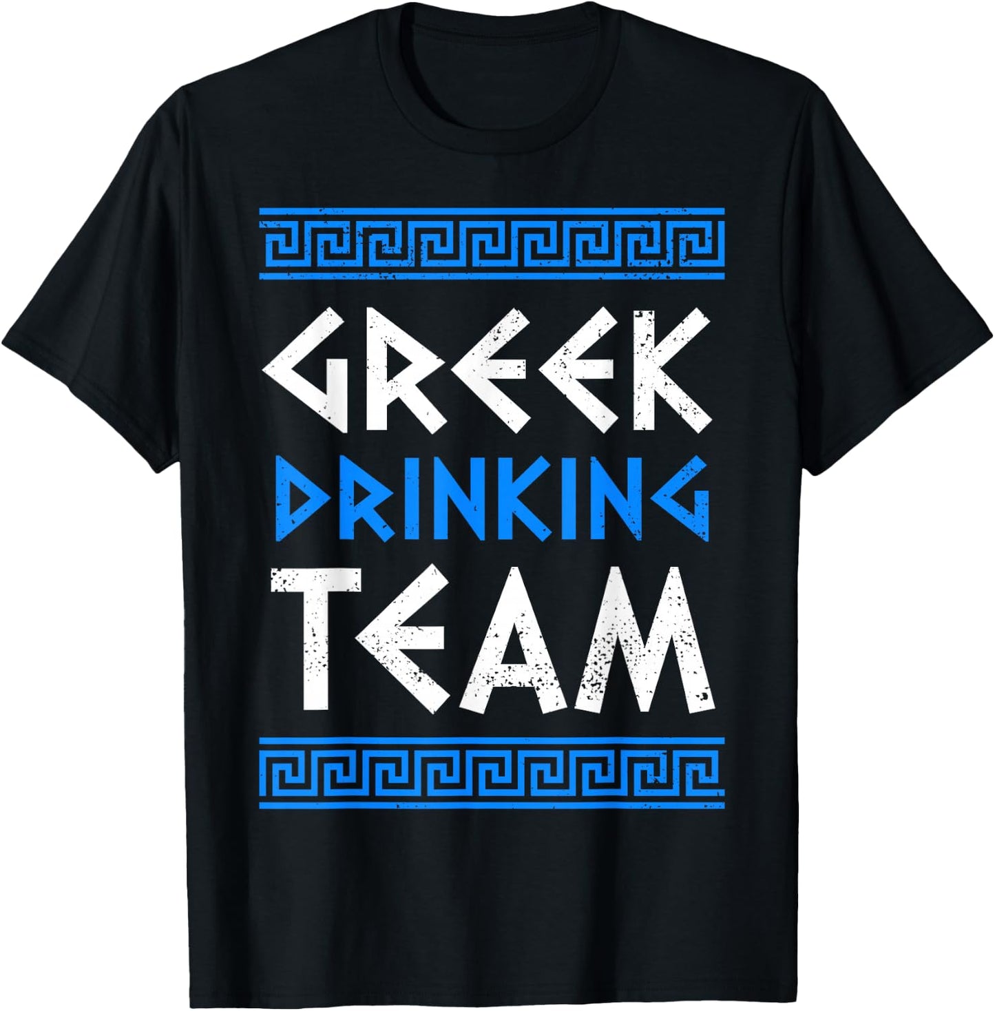 Greek Drinking Team Opa Ancient Greek Beer Party Greece T-Shirt - T-Shirt | Black