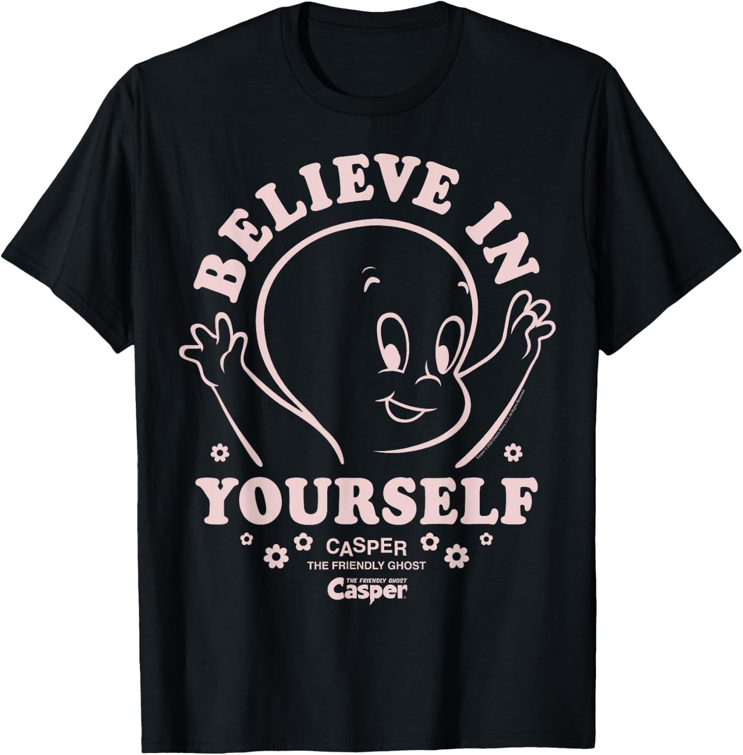 Casper the Friendly Ghost Believe in Yourself T-Shirt - T-Shirt | Black