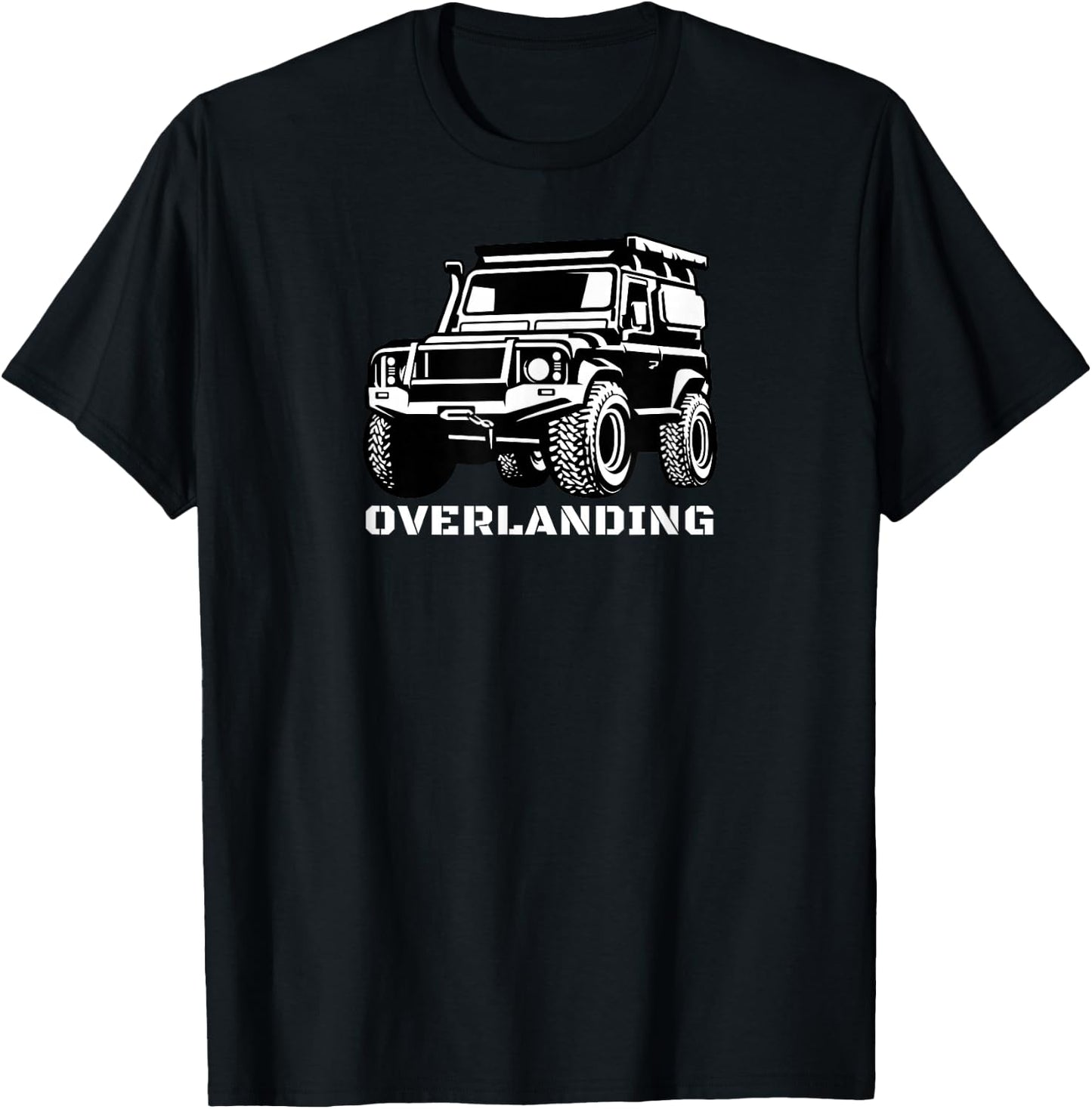 Overlanding Truck Gear Accessories, Overlanding Gear, SUV T-Shirt - T-Shirt | Black