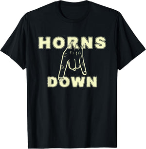 Horns Down Shirt Horns Down Texas Tuck Fexas T-Shirt - T-Shirt | Black