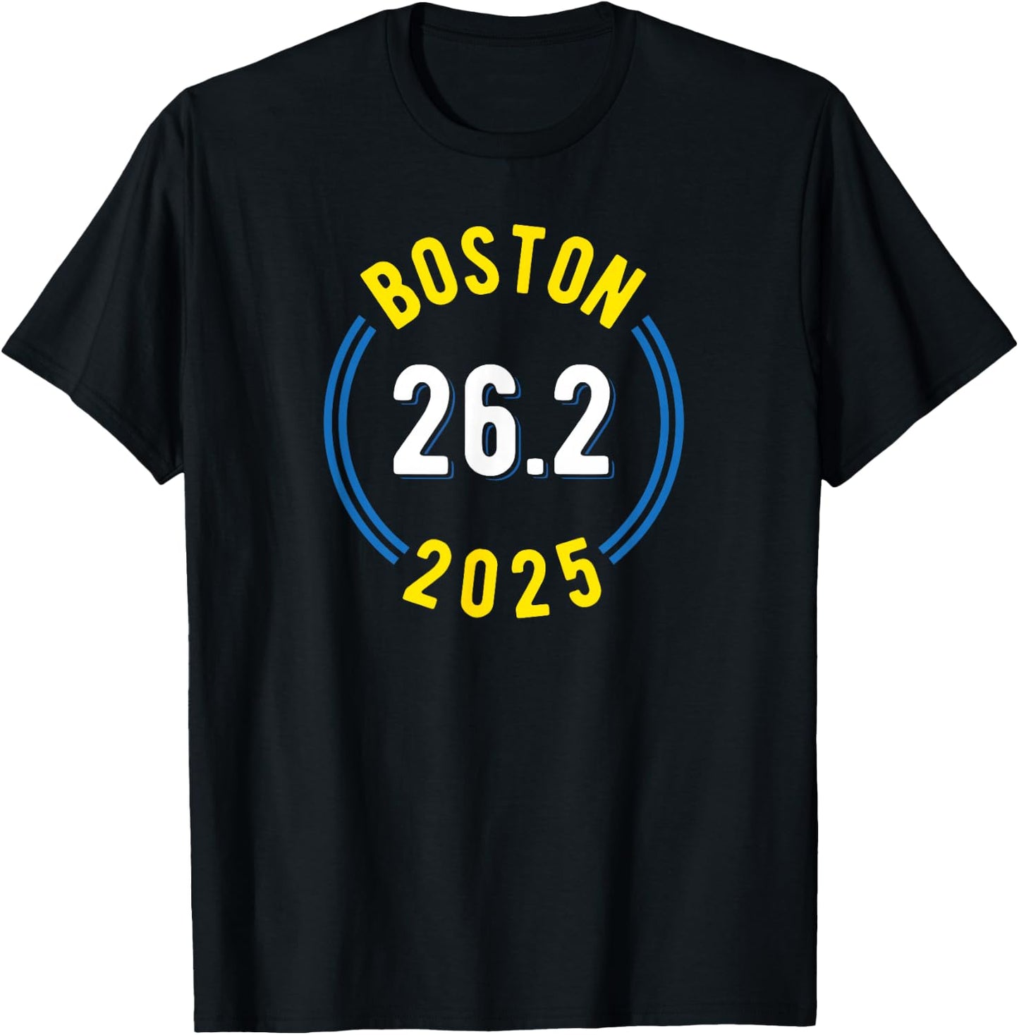 Boston 26.2 2025 Marathon T-Shirt - T-Shirt | Black