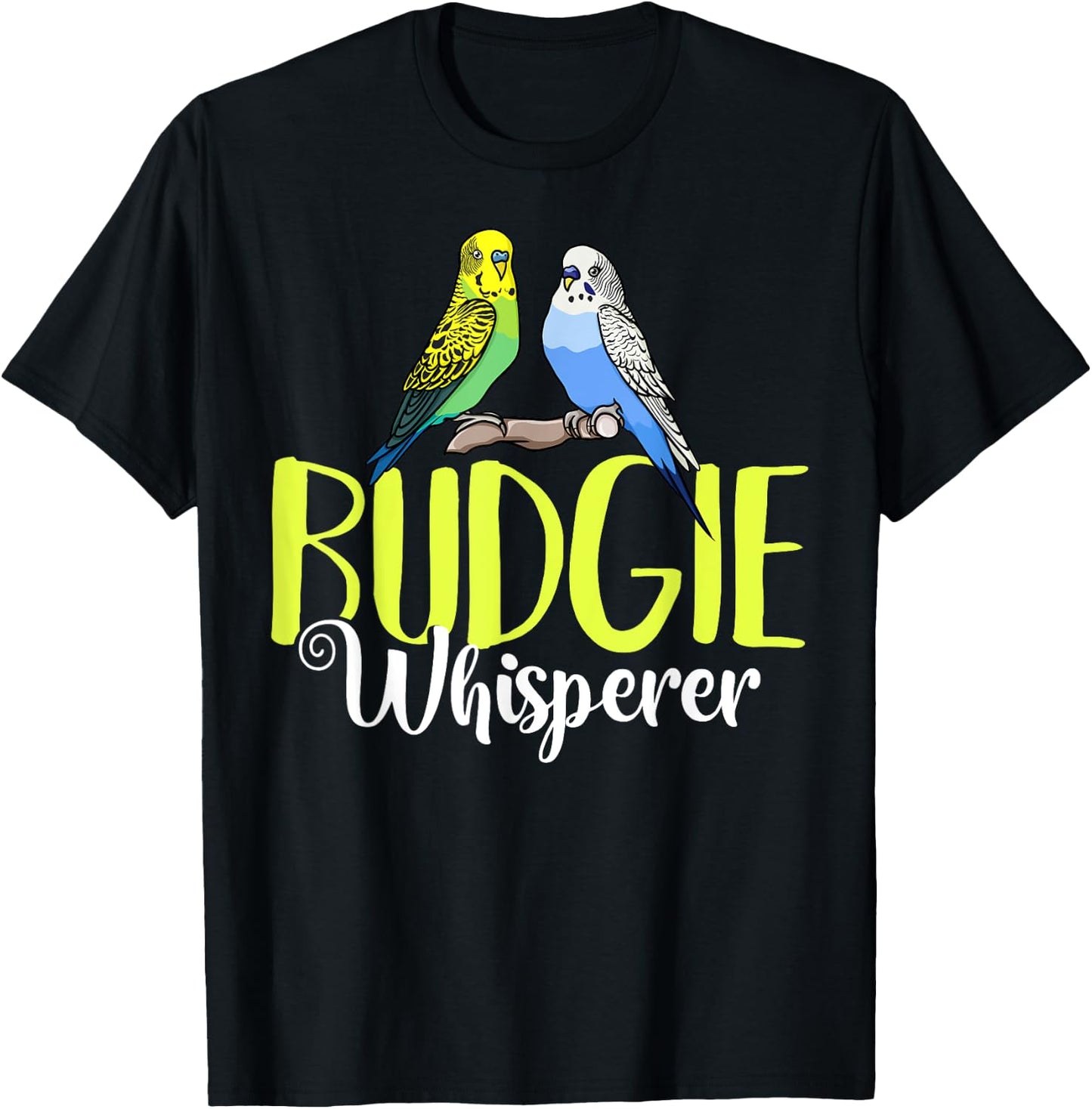 Budgie Bird Budgerigar Parakeet Cage T-Shirt - T-Shirt | Black