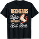Redheads Like Unicorns But Real Red Hair Ginger T-Shirt - T-Shirt | Black