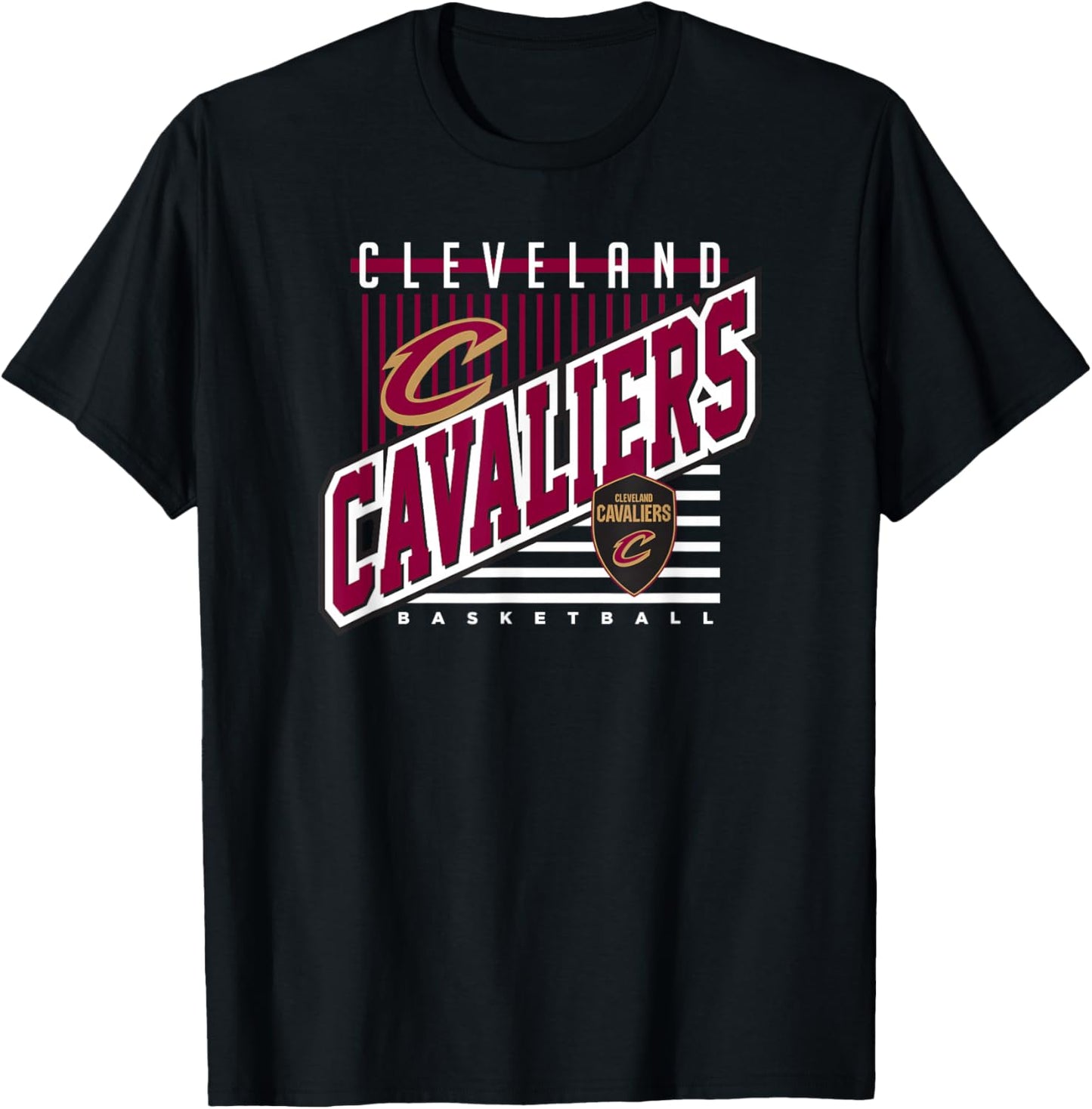 Cleveland Cavaliers NBA Rise Above - Men's Black Small T-Shirt - T-Shirt | Black
