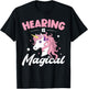 Unicorn Cochlear Implant For Hard Of Hearing And Deaf People T-Shirt - T-Shirt | Black