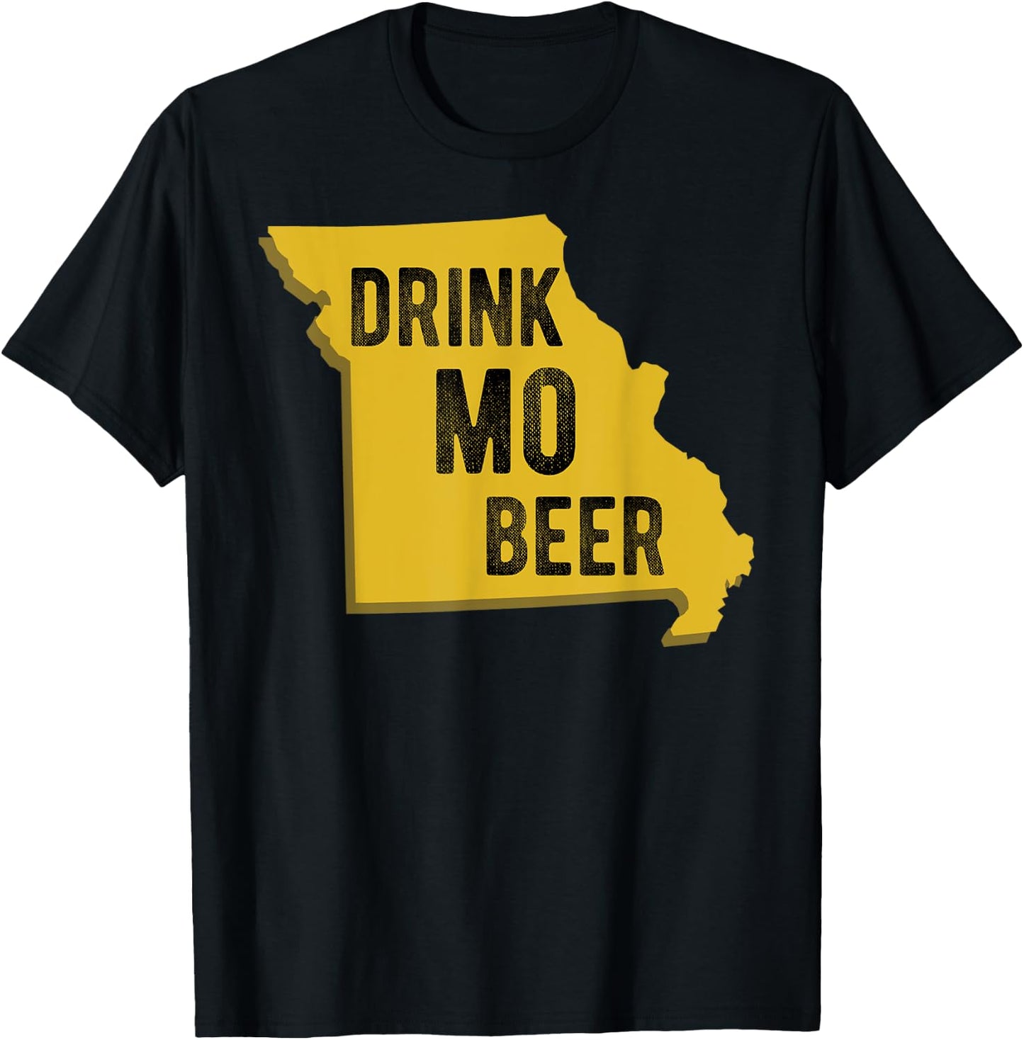 Drink MO Beer State Of Missouri St. Louis Kansas City T-Shirt - T-Shirt | Black