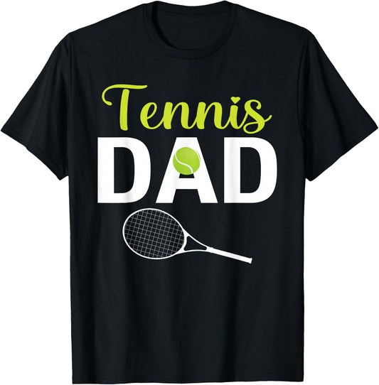 Tennis Dad T-Shirt - T-Shirt | Black